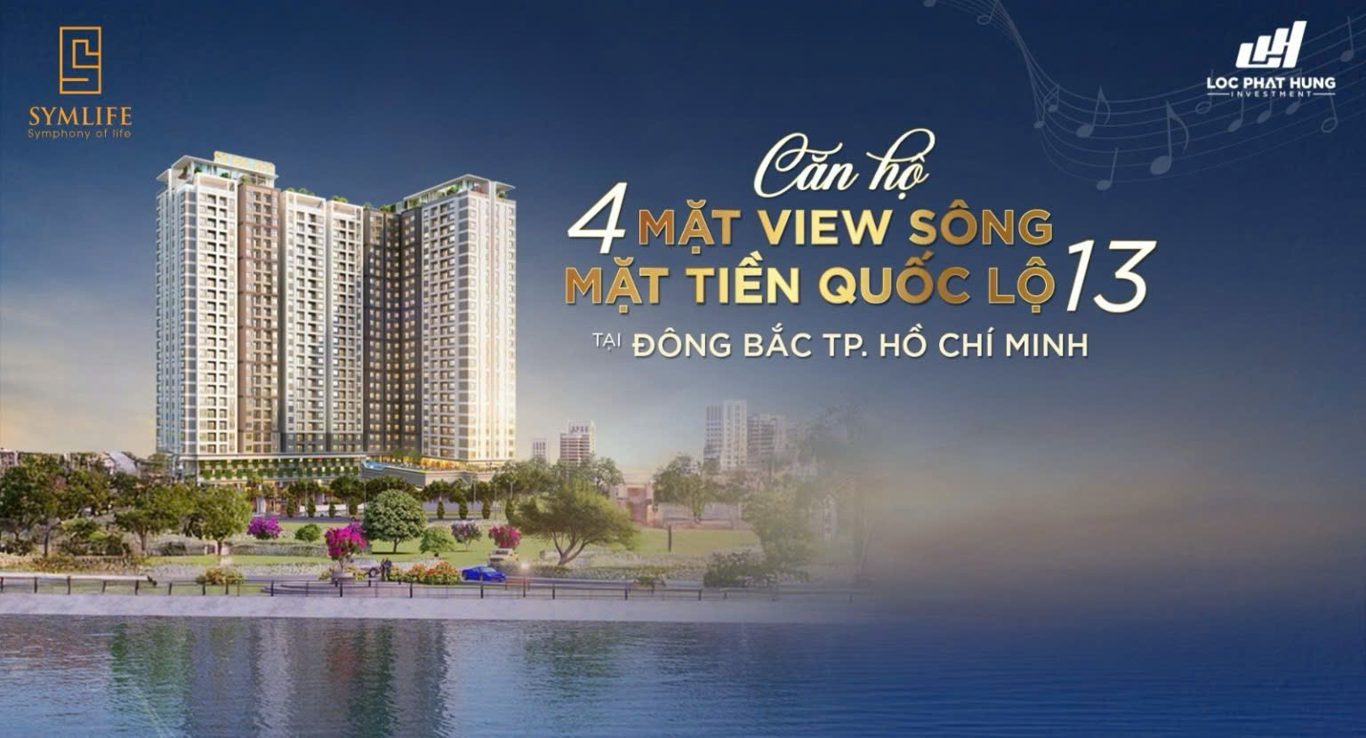 Căn hộ view sông Symlife