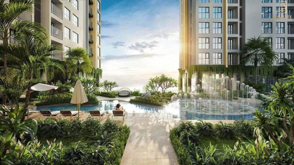 Hồ bơi dự án căn hộ symlife