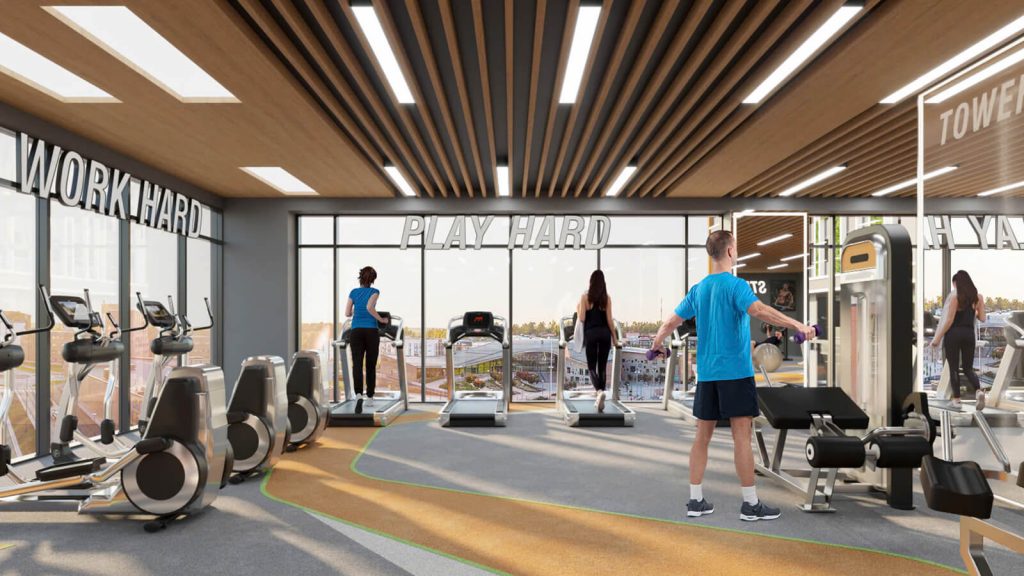 Phòng gym dự án symlife