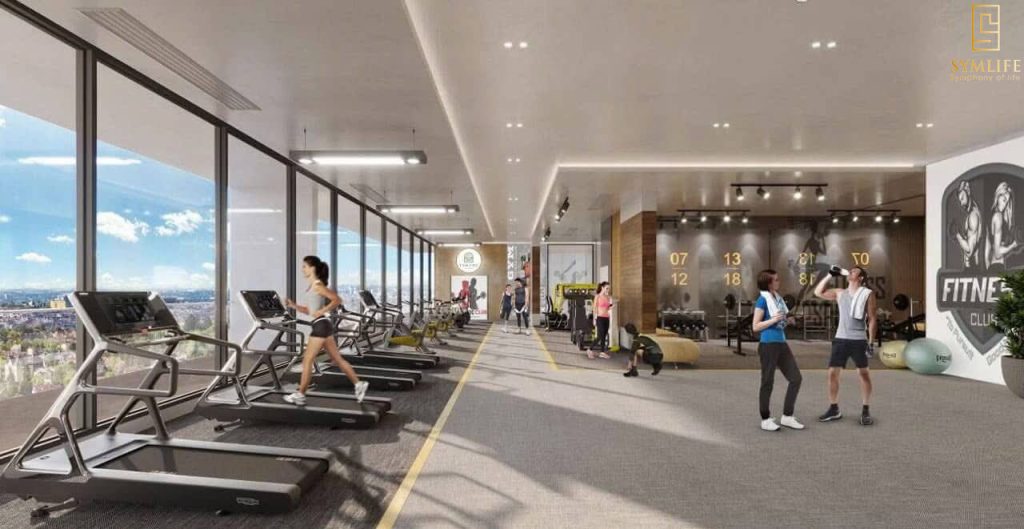 Phòng gym dự án symlife