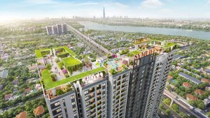 Sky park với đầy mảng xanh của dự án symlife