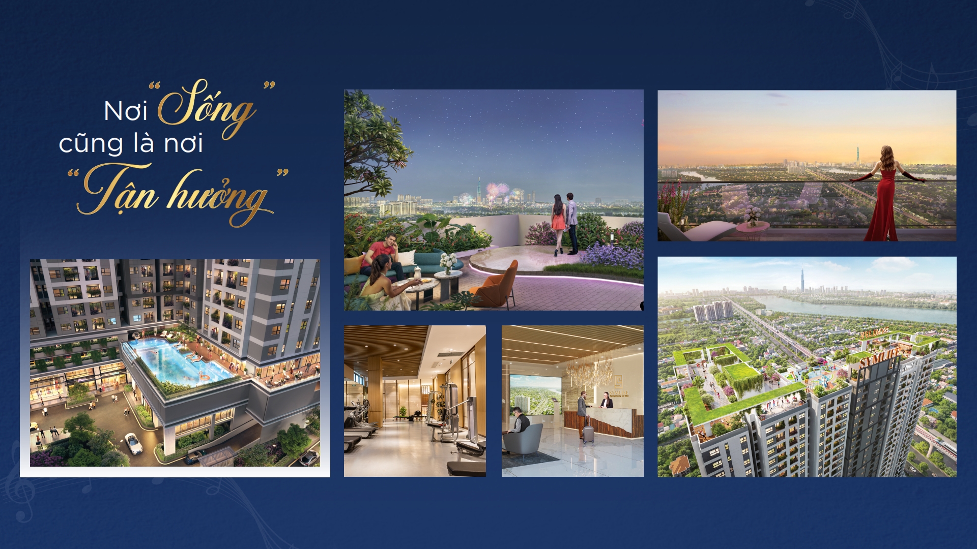 Tiện ích nội khu tầng thượng căn hộ symlife